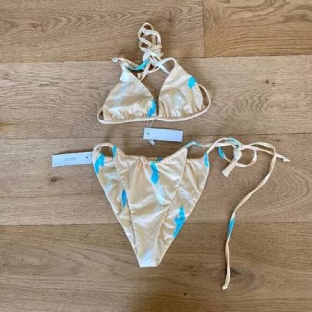 NWT Inamorata Las Olas Wrap Around Ties 2 Piece Bikini Women’s Size M